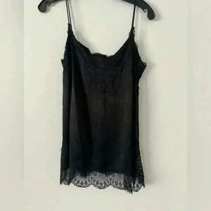 Zara lace  detail cami with slid on the side
